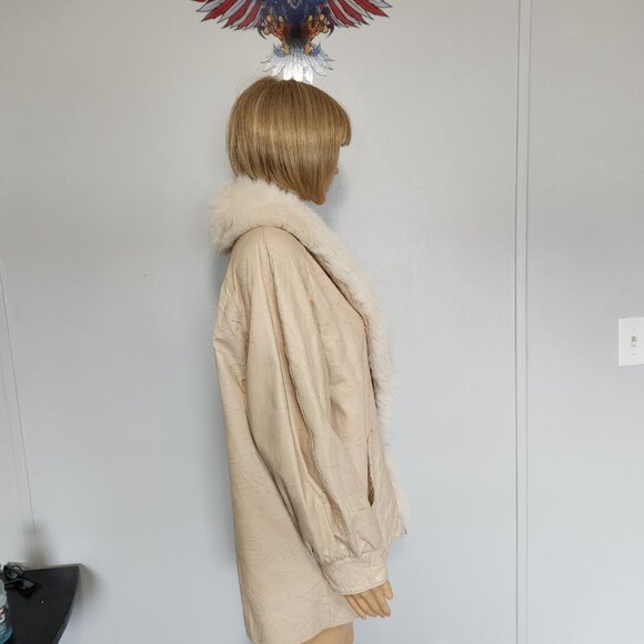 # Leather/fox fur coat - Picture 4 of 4
